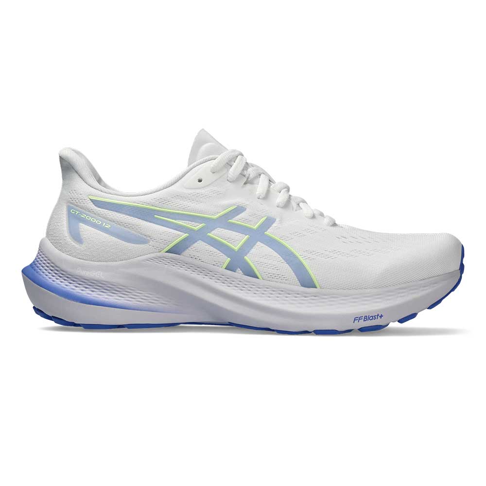 Women's GT-2000 12 Running Shoe - White/Sapphire - Regular (B)