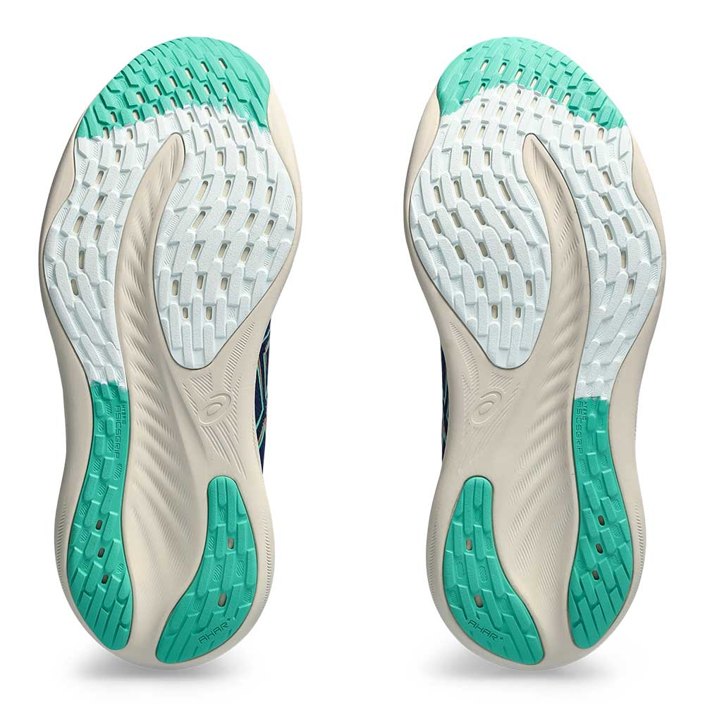 Women's Gel-Nimbus 26 Running Shoe - Blue Expanse/Aurora Green - Regular (B)
