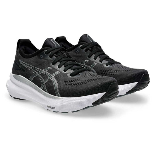 Women's Gel-Kayano 31 Running Shoe - Black/Pure Silver - Wide (D)