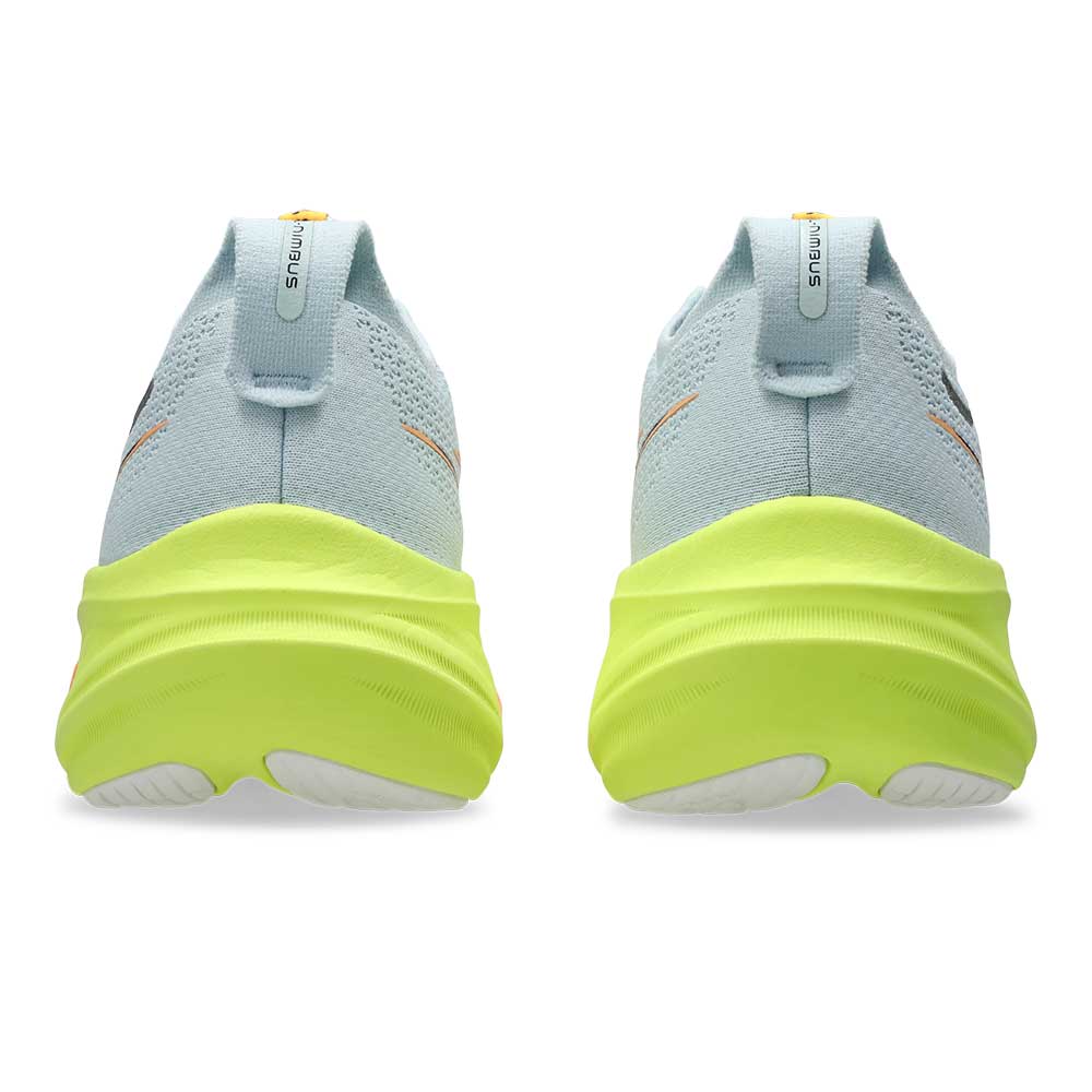 Women's Gel-Nimbus 26 Paris Running Shoe - Cool Grey/Safety Yellow - Regular (B)