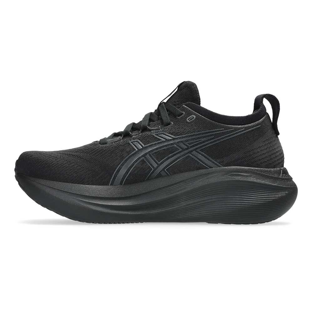 Women's Gel-Nimbus 27 Running Shoe - Black/Graphite Grey - Wide (D)