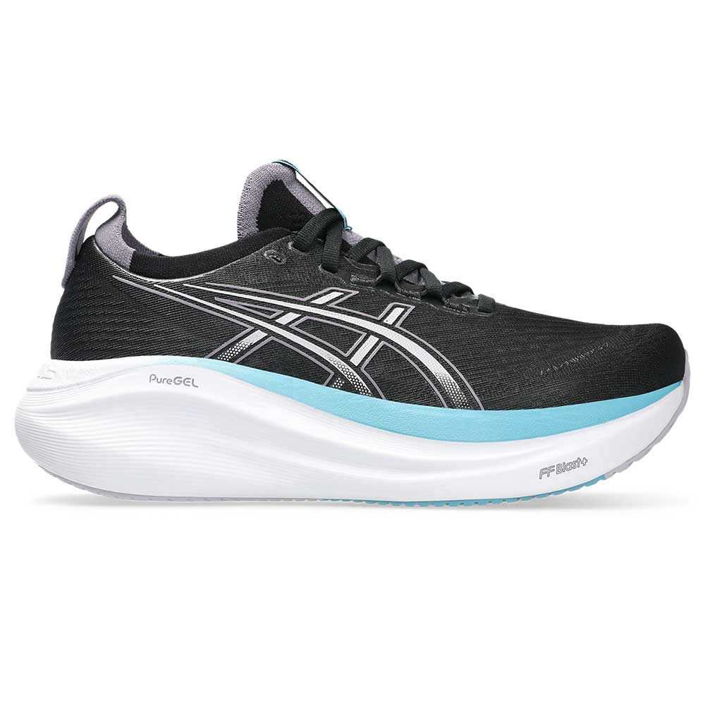 Women's Gel-Nimbus 27 Running Shoe - Black/Dusk Violet - Regular (B)