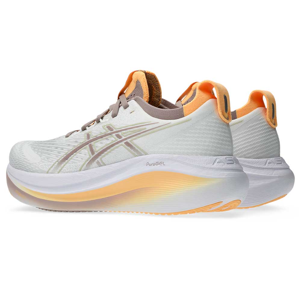 Women's Gel-Nimbus 27 Running Shoe - White/Fawn - Regular (B)