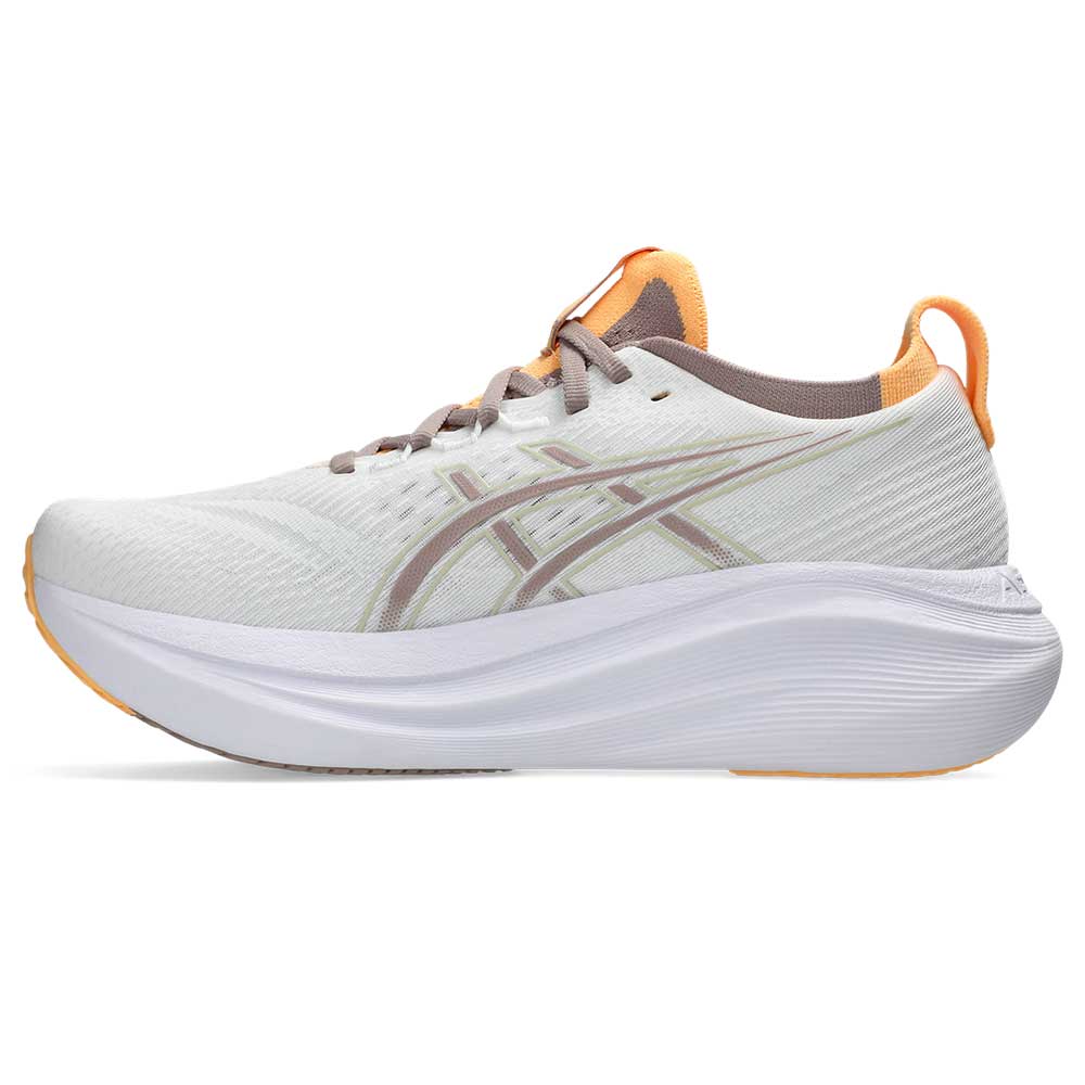 Women's Gel-Nimbus 27 Running Shoe - White/Fawn - Regular (B)