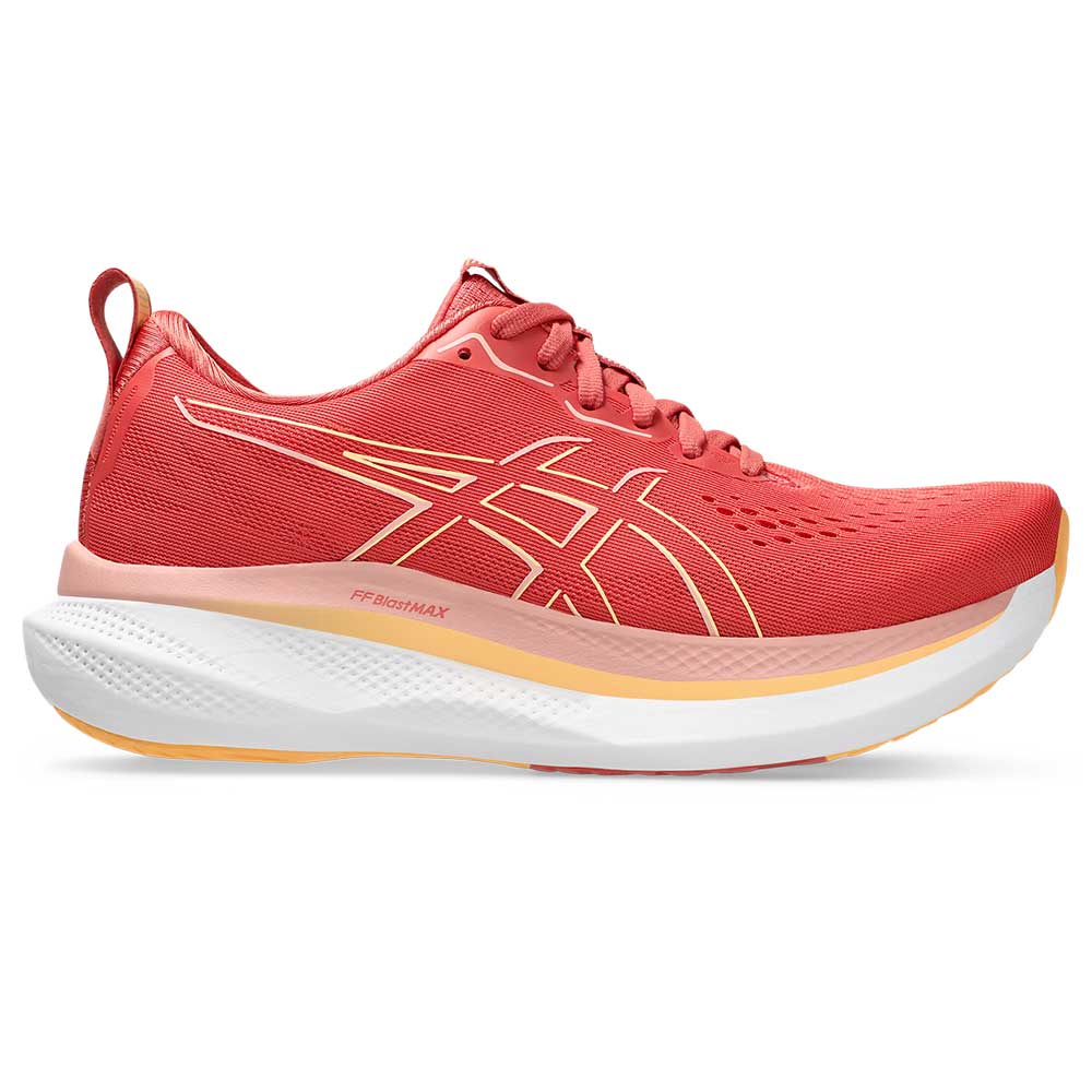 Women's GlideRide Max Running Shoe - Dark Pink Clay/Orange Glow - Regular (B)