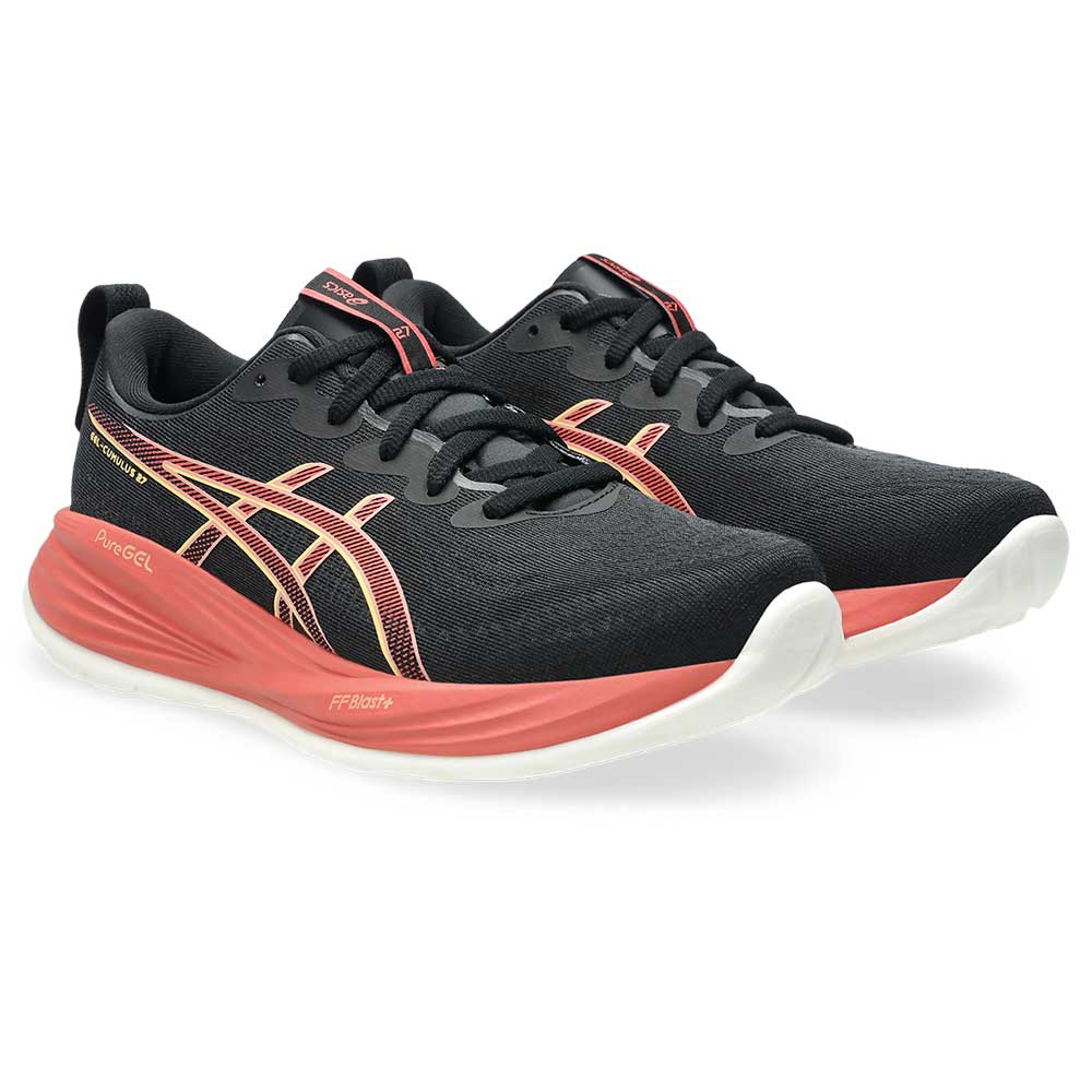 Women's Gel-Cumulus 27 Running Shoe - Black/Orange Glow - Regular (B)