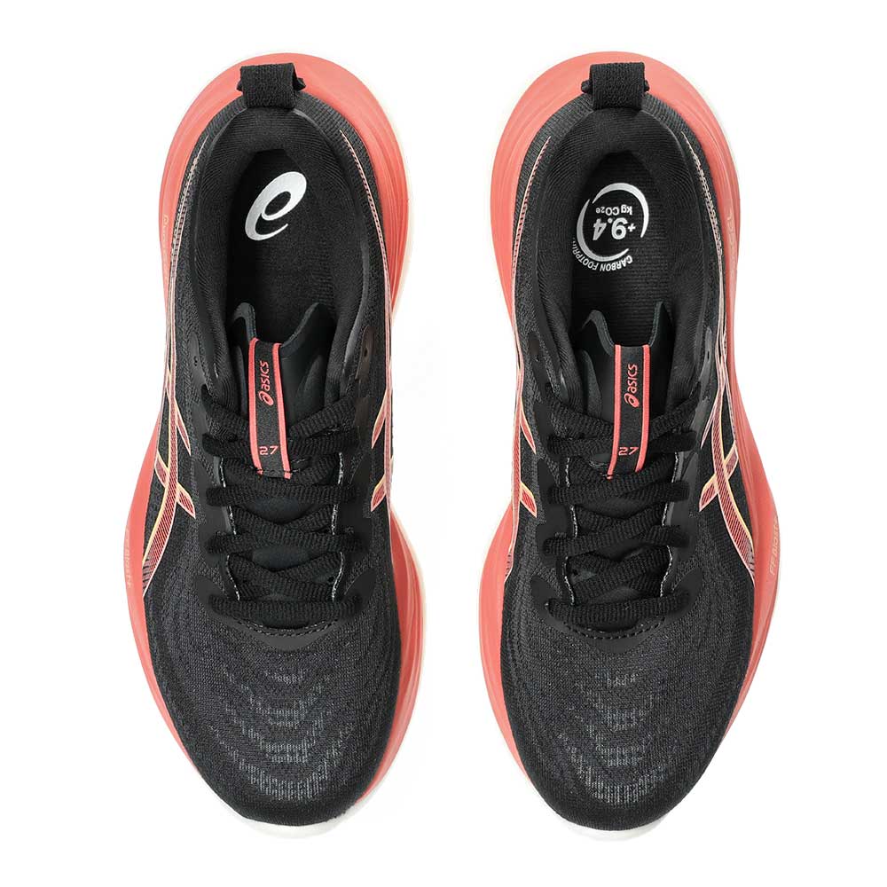 Women's Gel-Cumulus 27 Running Shoe - Black/Orange Glow - Regular (B)