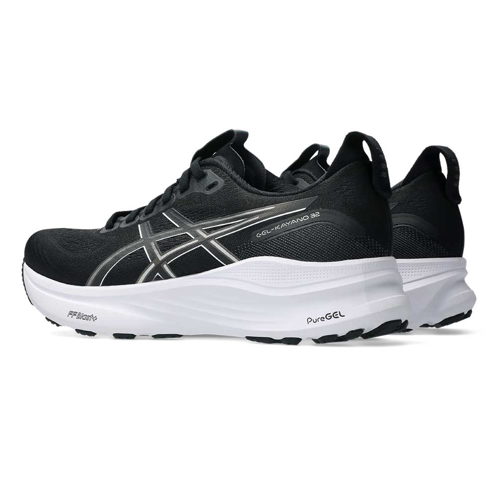 Women's Gel-Kayano 32 Running Shoe - Black/White - Regular (B)