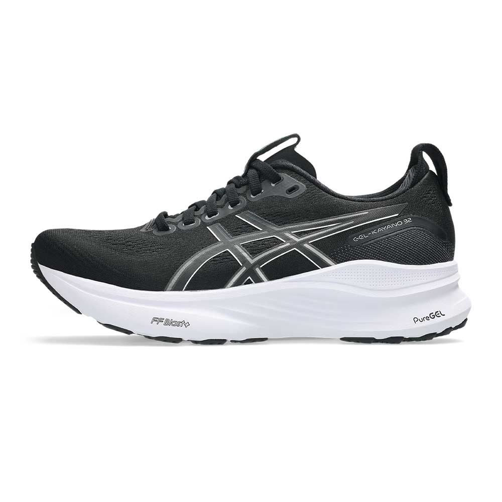 Women's Gel-Kayano 32 Running Shoe - Black/White - Regular (B)