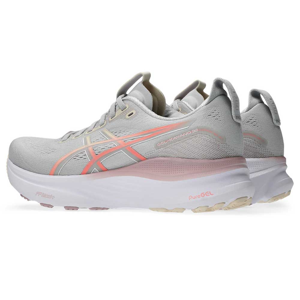 Women's Gel-Kayano 32 Running Shoe - Cloud Grey/Seashell - Regular (B)