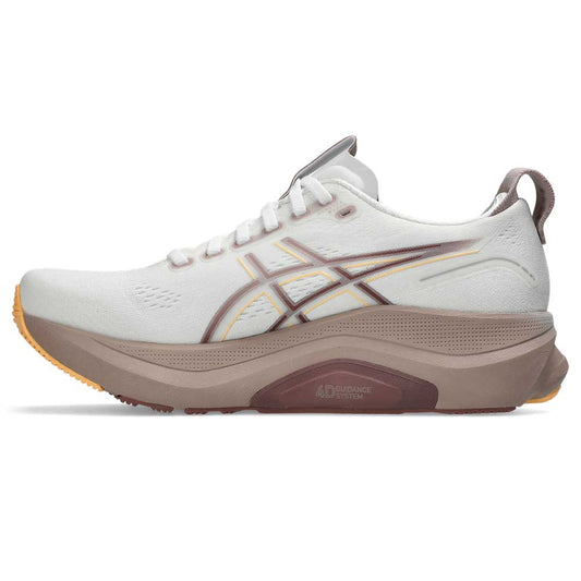 Women's Gel-Kayano 32 Running Shoe - White/Orange Glow - Regular (B)