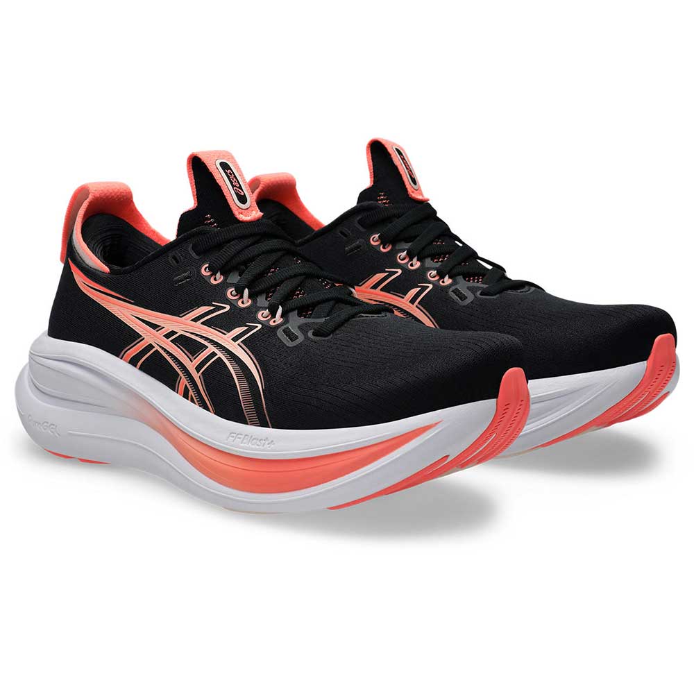 Women's Gel-Nimbus 28 Running Shoe - Black/Pearl Pink - Regular (B)