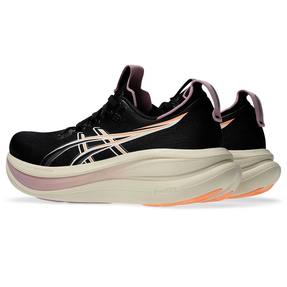 Women's Gel-Nimbus 28 Running Shoe - Black/Taro Purple - Regular (B)