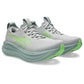 Women's Gel-Nimbus 28 Running Shoe - Cloud Grey/Illuminate Green - Regular (B)