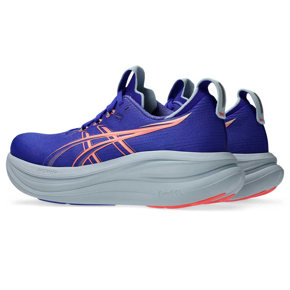 Women's Gel-Nimbus 28 Running Shoe - Cobalt Burst/Sun Coral - Regular (B)