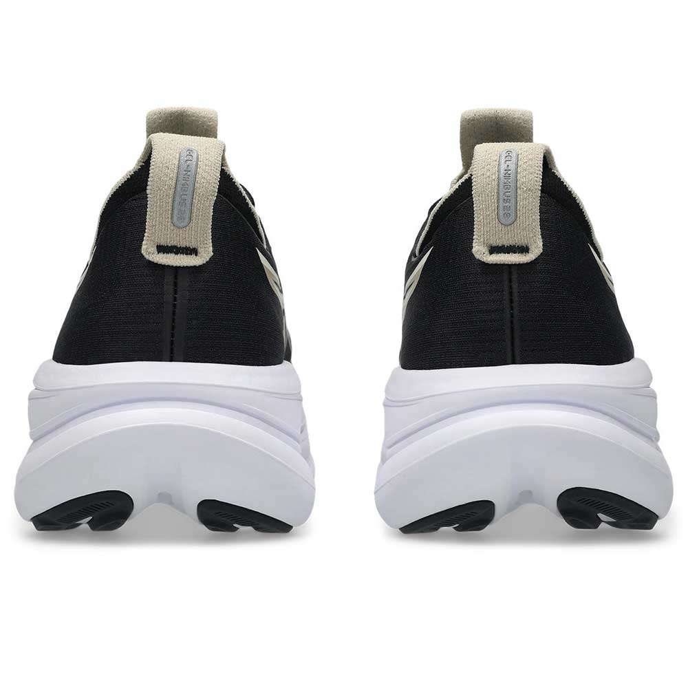 Women's Gel-Nimbus 28 Running Shoe - Black/Feather Grey - Wide (D)