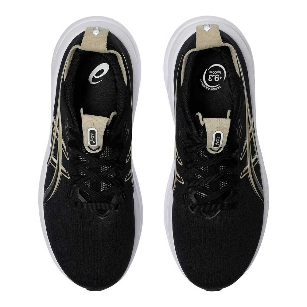 Women's Gel-Nimbus 28 Running Shoe - Black/Feather Grey - Wide (D)