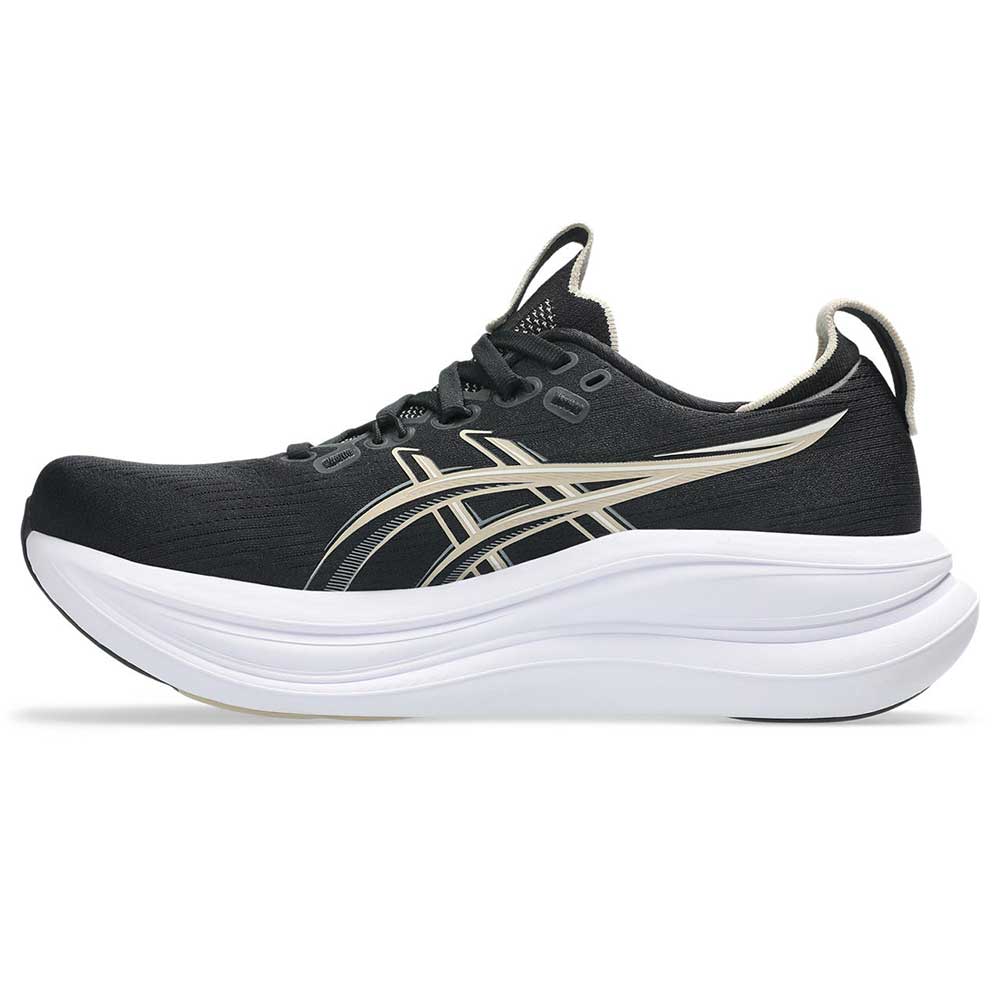 Women's Gel-Nimbus 28 Running Shoe - Black/Feather Grey - Wide (D)