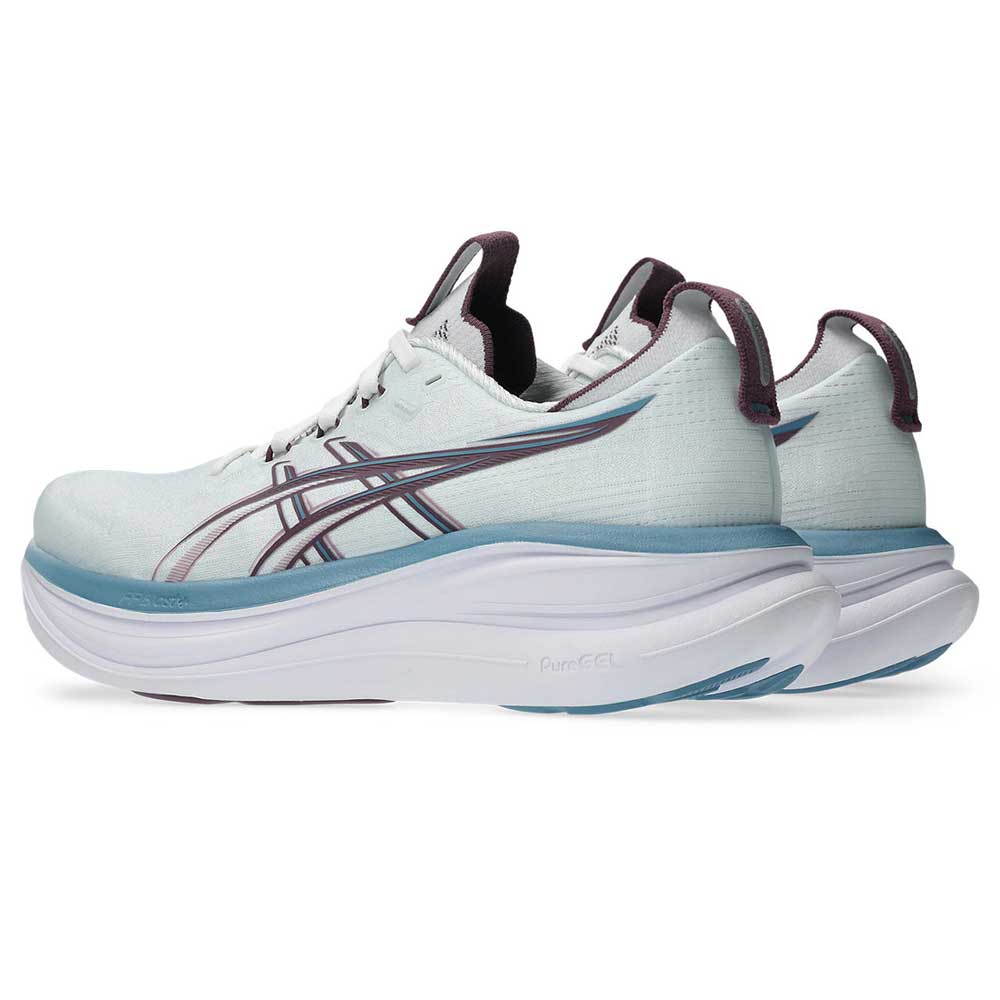 Women's Gel-Nimbus 28 Running Shoe - Arctic Blue/Velvet Purple - Narrow (2A)