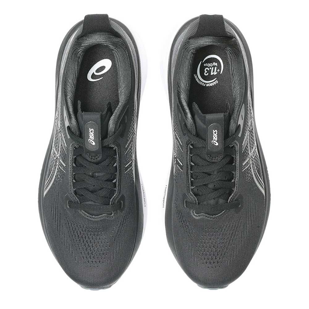 Women's Gel-Kayano 33 Running Shoe - Black/White - Wide (D)