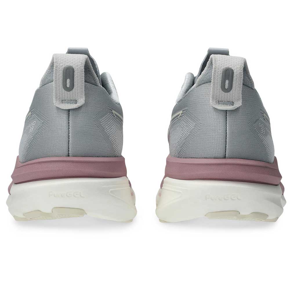 Women's Gel-Kayano 33 Running Shoe - Piedmont Grey/Taro Purple - Regular (B)