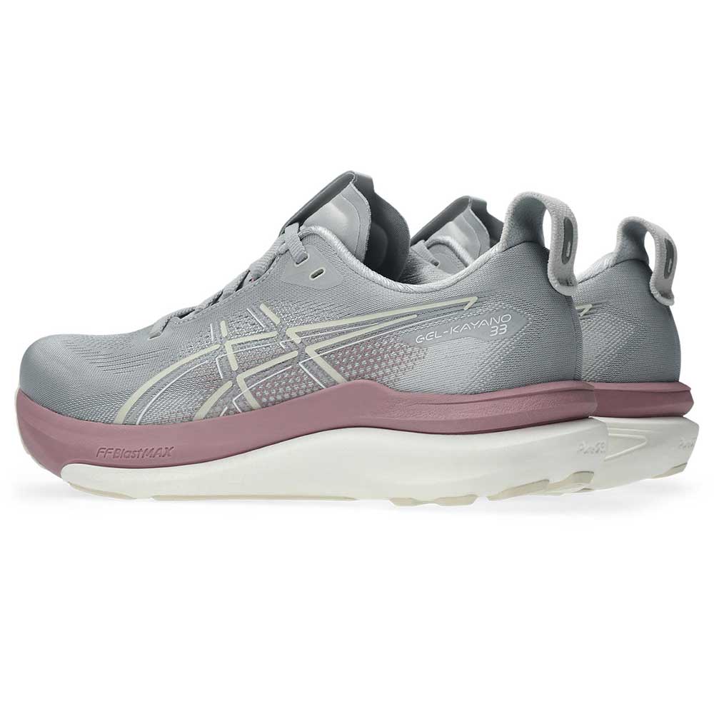 Women's Gel-Kayano 33 Running Shoe - Piedmont Grey/Taro Purple - Regular (B)