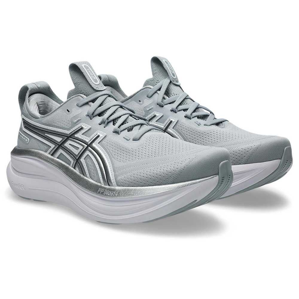 Women's Gel-Nimbus 28 ATC Running Shoe - Piedmont Grey/Pure Silver - Regular (B)