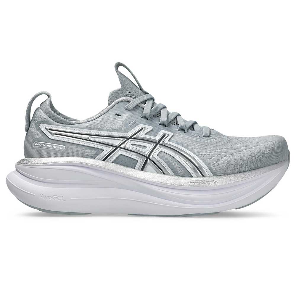 Women's Gel-Nimbus 28 ATC Running Shoe - Piedmont Grey/Pure Silver - Regular (B)