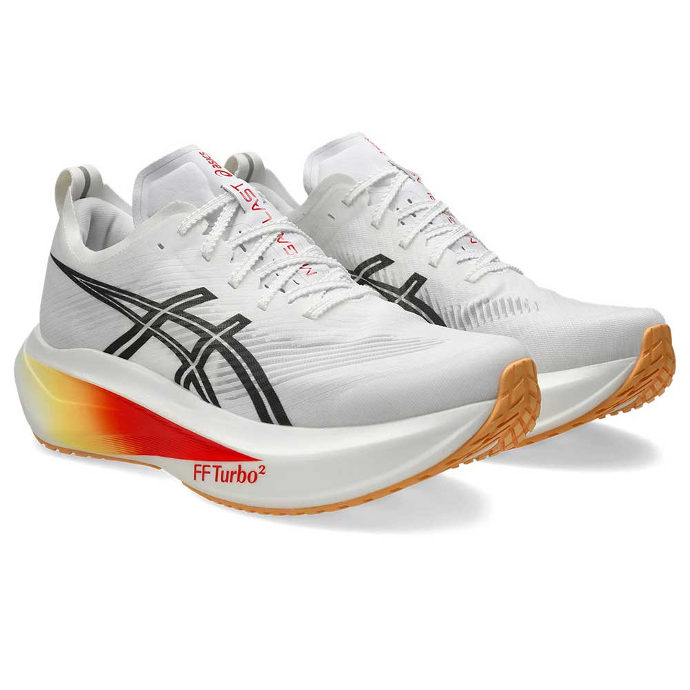 Megablast Running Shoe - White/Orange Glow - Regular (D)