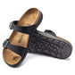 Women's Sierra Oiled Leather Sandal - Black - Regular/Wide
