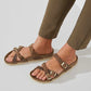 Women's Franca Oiled Leather Sandal - Cognac - Regular/Wide