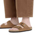 Women's Arizona Oiled Leather Sandal - Cognac - Medium/Narrow (B)