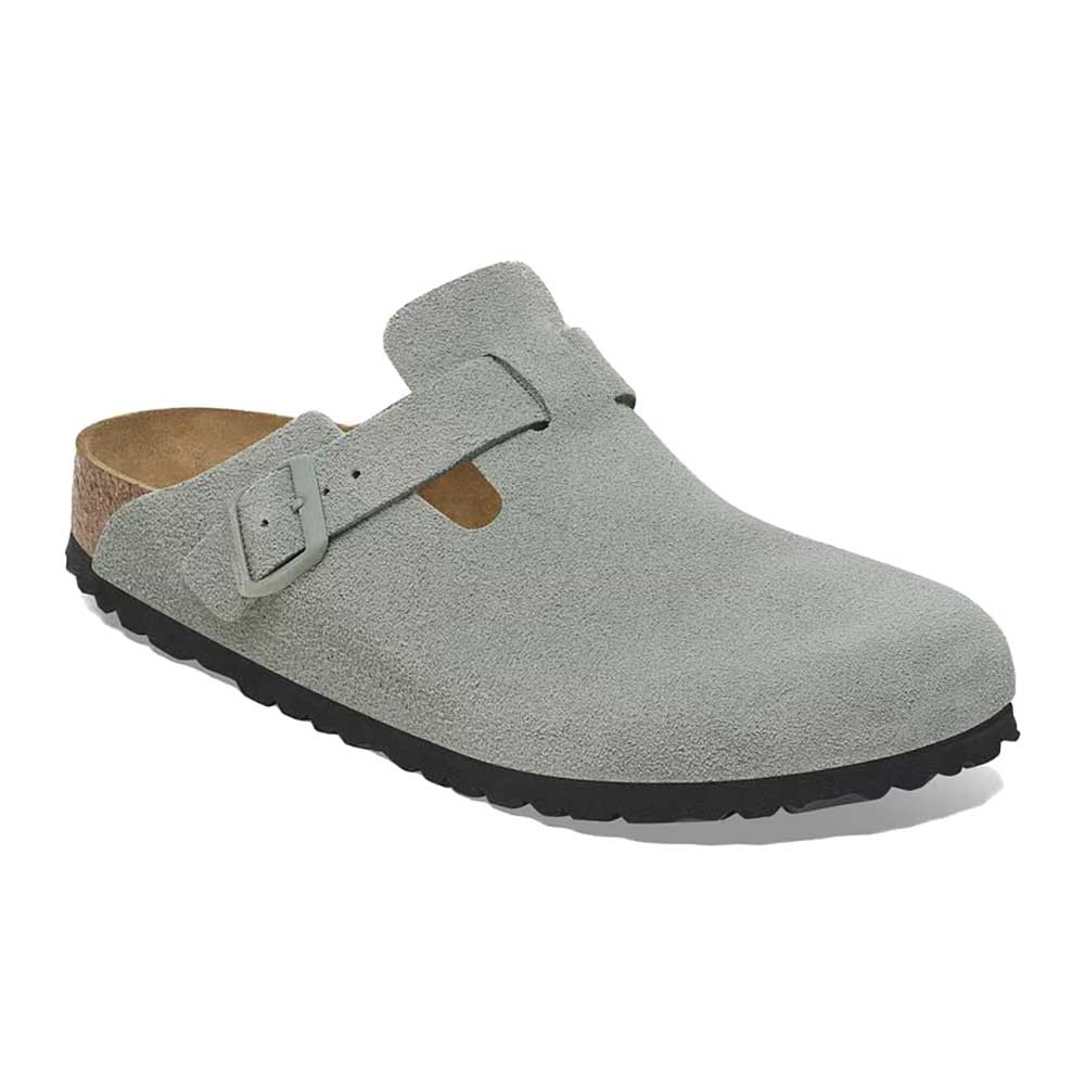 Boston SFB Suede Clog - Pure Sage - Medium/Narrow (B)