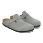 Boston SFB Suede Clog - Pure Sage - Medium/Narrow (B)