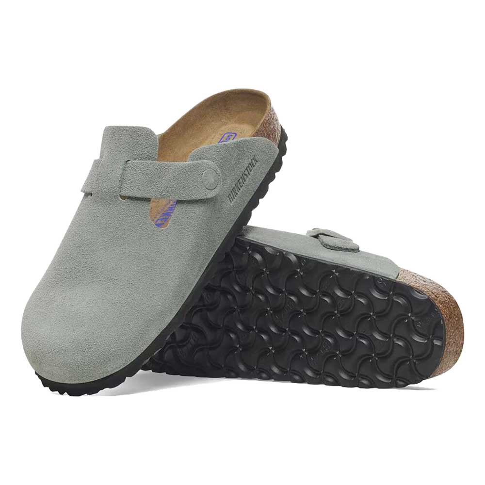 Boston SFB Suede Clog - Pure Sage - Medium/Narrow (B)