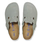 Boston SFB Suede Clog - Pure Sage - Medium/Narrow (B)