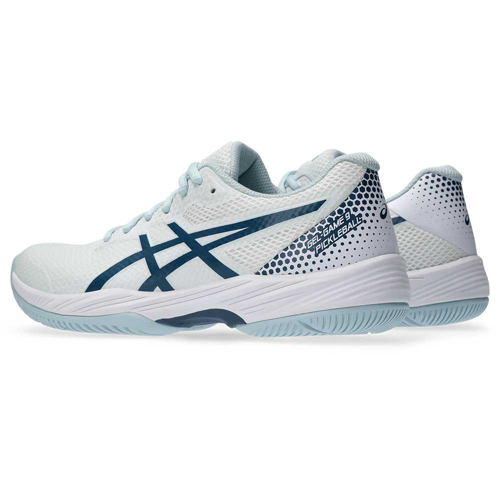 Women's Gel-Game 9 Pickleball Shoe - White/Vintage Indigo - Regular (B)