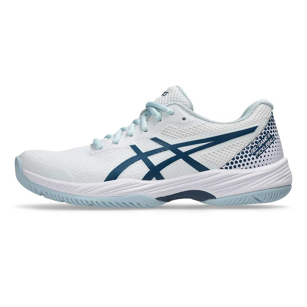 Women's Gel-Game 9 Pickleball Shoe - White/Vintage Indigo - Regular (B)