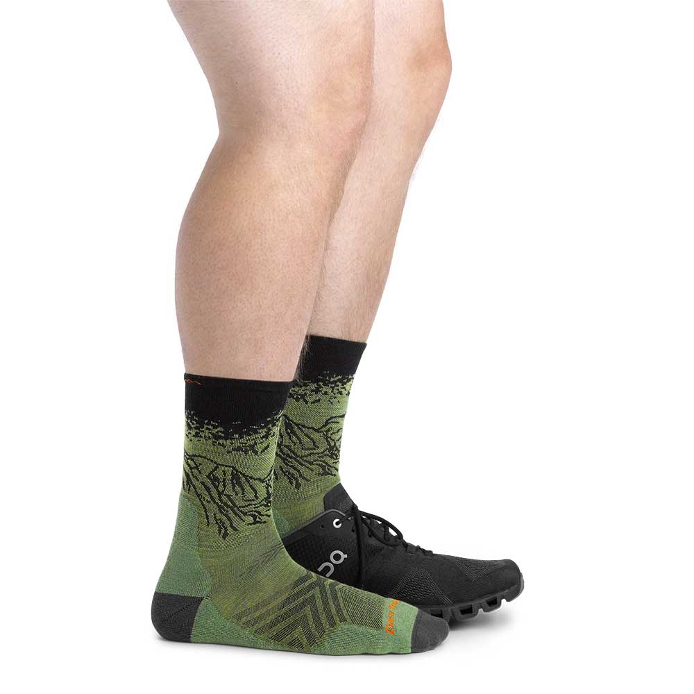 Men's Vert Micro Crew Ultra Lightweight Cushion - Lichen