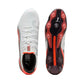 Men's King 20 Ultimate FG/AG Soccer Cleat - Puma White/Glowing Red/Puma Black - Regular (D)