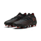 Men's Future 9 Ultimate FG Soccer Shoe - Puma Black/Glowing Red/Strong Gray - Regular (D)
