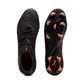 Men's Future 9 Ultimate FG Soccer Shoe - Puma Black/Glowing Red/Strong Gray - Regular (D)