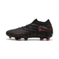 Men's Future 9 Ultimate FG Soccer Shoe - Puma Black/Glowing Red/Strong Gray - Regular (D)