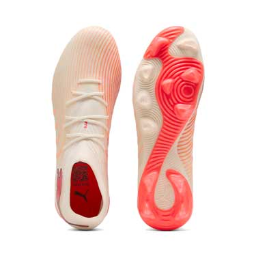 Future 9 Pro FG/AG Soccer Cleat - Sugared Almond/Puma White/Ultra Red/Puma Black - Regular (D)