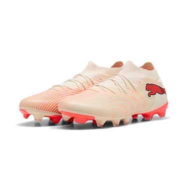 Future 9 Match FG/AG Soccer Cleat - Sugared Almond/Puma White/Ultra Red/Puma Black - Regular (D)