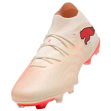 Future 9 Match FG/AG Soccer Cleat - Sugared Almond/Puma White/Ultra Red/Puma Black - Regular (D)