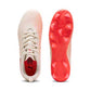 JR Future 9 Play FG/AG Soccer Cleat - Sugared Almond/Puma White/Ultra Red/Puma Black - Regular (D)