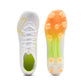 Ultra Nitro 7 Match White FG Soccer Cleat - Puma White/Yellow Alert/Heat Fire - Regular (D)