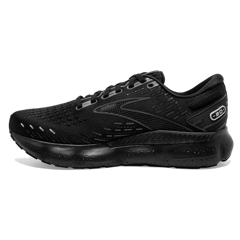 Men's Glycerin GTS 20 Running Shoe- Black/Black/Ebony- Regular (D)