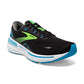 Men's Adrenaline GTS 23 Running Shoe - Black/Hawaiian Ocean/Green- Regular (D)